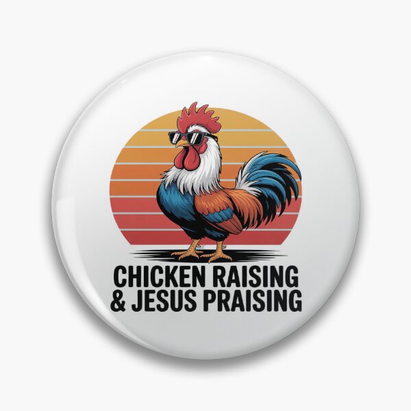 Item preview, Womens Chicken Raising & Jesus Praising For Men Women  designed and sold by DigitaldeligArt.