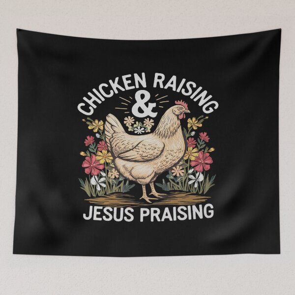 Item preview, Chicken Raising & Jesus Praising17  designed and sold by MarkLeedsArt.