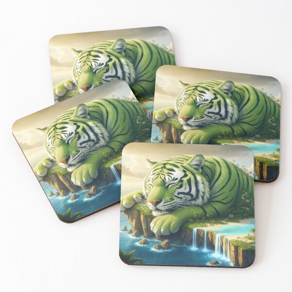 Item preview, Gigantic Sleeping Tiger - Digital Art designed and sold by Gabi.Media.