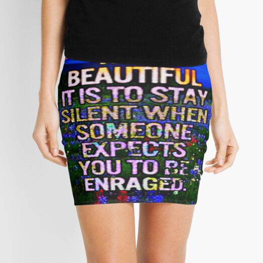 Stay Silent Mini Skirt