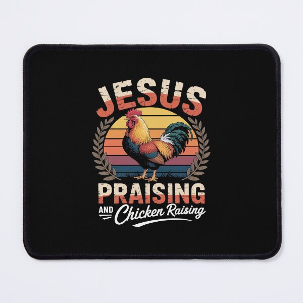 Item preview, Womens Jesus Praising and Chicken Raising Farm jesus and chickens designed and sold by MarkLeedsArt.