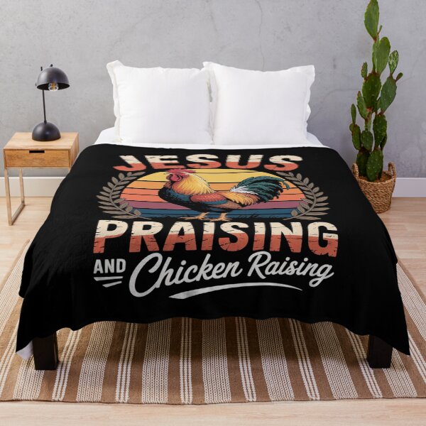 Item preview, Womens Jesus Praising and Chicken Raising Farm jesus and chickens designed and sold by MarkLeedsArt.
