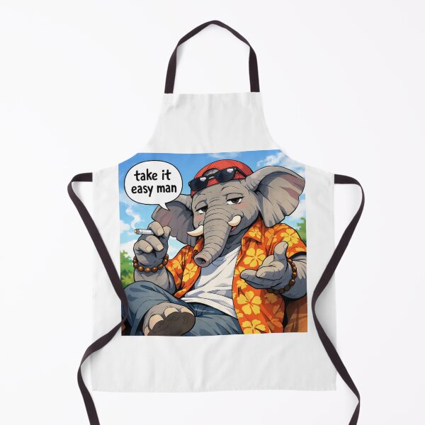 Item preview, #TAKE IT EASY MAN elephant designed and sold by TIPOTENIOS.