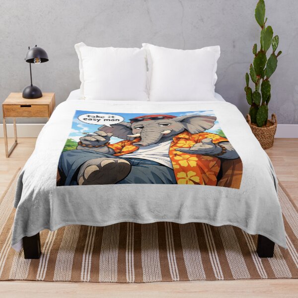 Item preview, #TAKE IT EASY MAN elephant designed and sold by TIPOTENIOS.