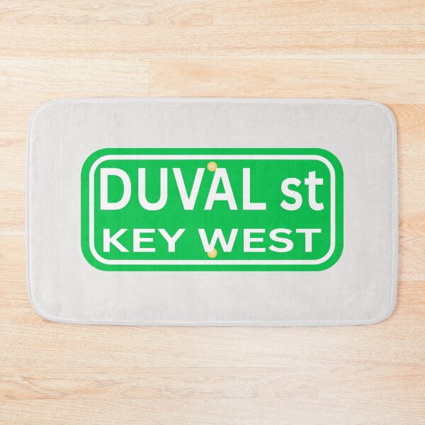 Item preview, Key West Duval Street Sign Family vacation souvenir Florida designed and sold by erozzz.