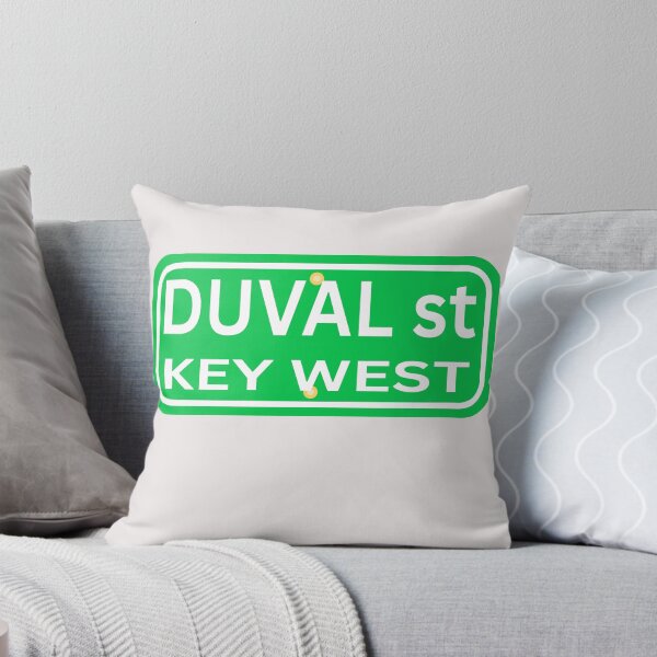 Item preview, Key West Duval Street Sign Family vacation souvenir Florida designed and sold by erozzz.