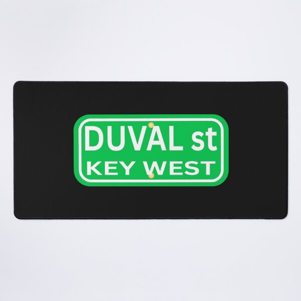 Item preview, Key West Duval Street Sign Family vacation souvenir Florida designed and sold by erozzz.