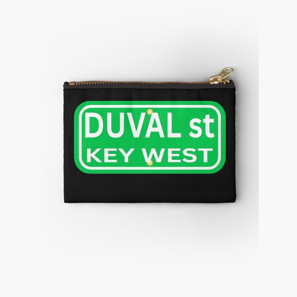 Item preview, Key West Duval Street Sign Family vacation souvenir Florida designed and sold by erozzz.