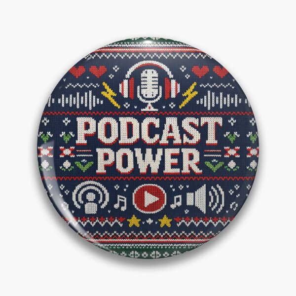 Item preview, Podcast Power – Creative knitting pattern design for podcasters designed and sold by Mauswohn.