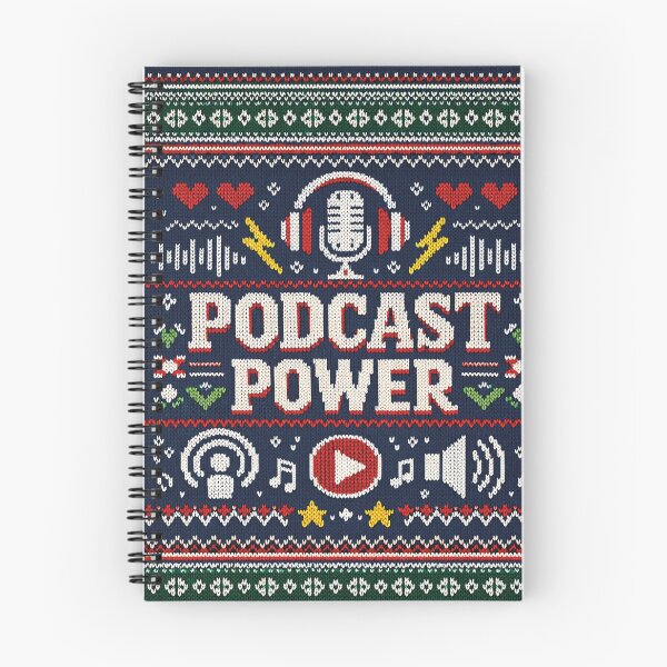Item preview, Podcast Power – Creative knitting pattern design for podcasters designed and sold by Mauswohn.