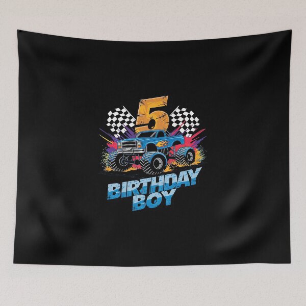 Item preview, 5 Year Old 5th Birthday Boys Car  designed and sold by DigitaldeligArt.