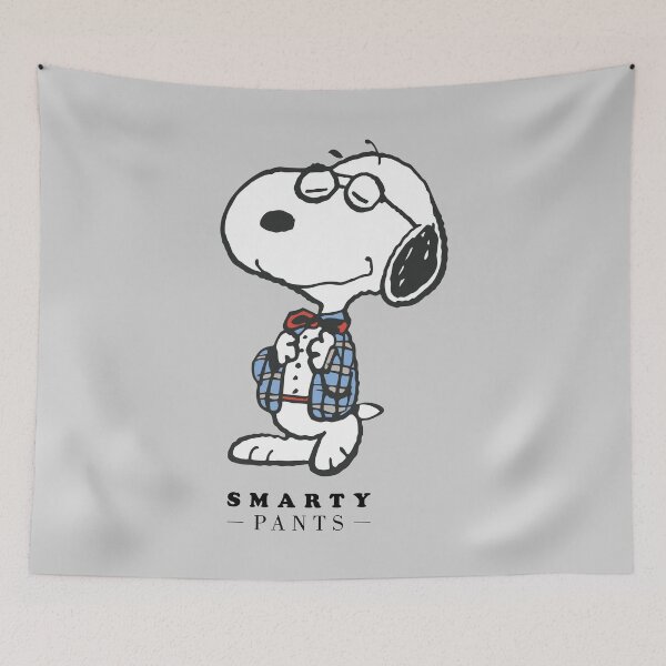 Item preview, smarty pants professor snoopy classic cartoon designed and sold by jaqebistyrli.