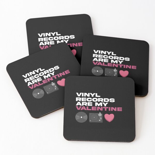 Item preview, Vinyl Records Are My Valentine Music Collector designed and sold by Músico Ilustre.