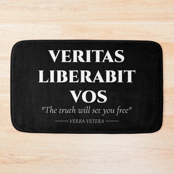 Item preview, Veritas Liberabit Vos – Latin Quote About Truth designed and sold by BrushRushX.