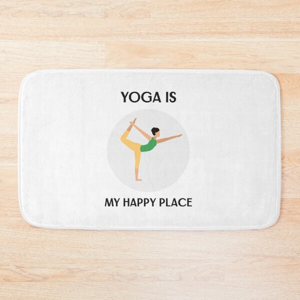 Item preview, Yoga is my happy place designed and sold by SchlenzVentures.