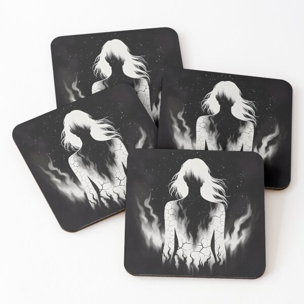 Item preview, Black and White Fire, Ai Generated Art  designed and sold by ACC .
