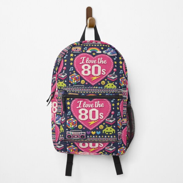 Item preview, I Love the 80s – Colorful Retro Knitting Pattern Design designed and sold by Mauswohn.