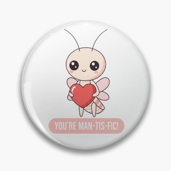 Item preview, Kawaii Pink Ladybug Ladybug-ly Loved Valentine Minimalist Sticker designed and sold by arup7980.