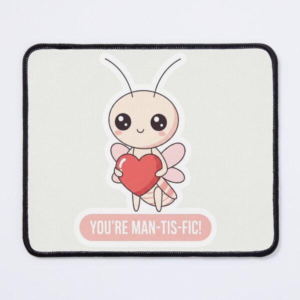 Item preview, Kawaii Pink Ladybug Ladybug-ly Loved Valentine Minimalist Sticker designed and sold by arup7980.