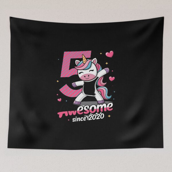 Item preview, 5 Year Old Unicorn For Girls 5th Birthday Girl Party  designed and sold by DigitaldeligArt.