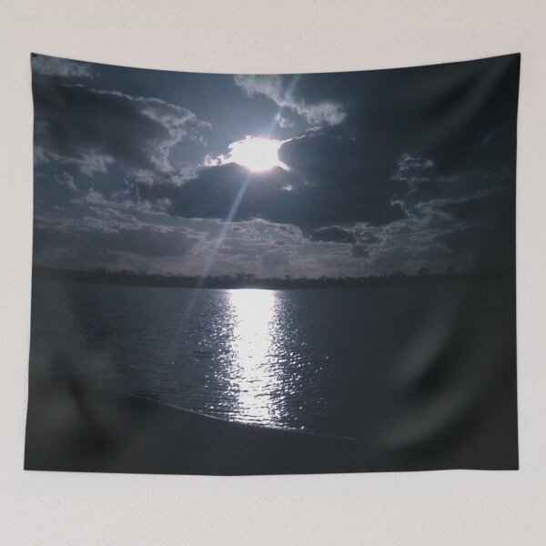 Item preview, Sun over a lake at Wave Rock, Western Australia designed and sold by Gubbz.