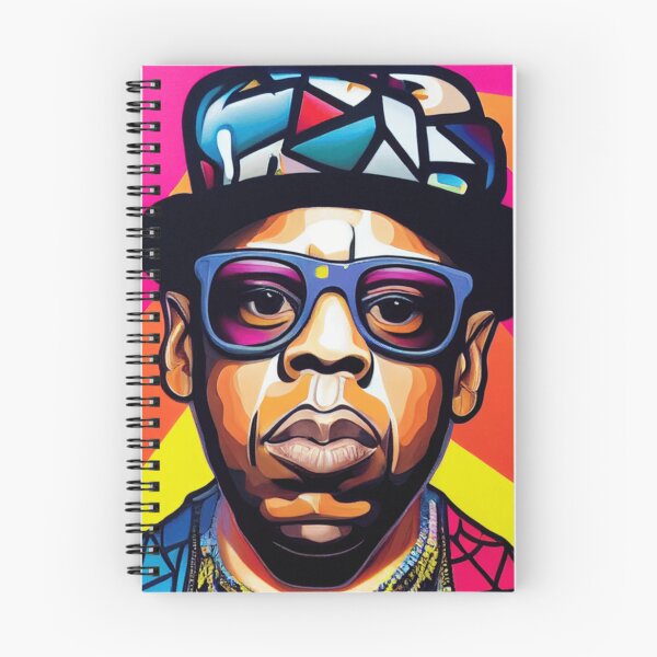 Item preview, Jay Z Stylized Pop Art Portrait With Bold Colors And Iconic Rap Presence designed and sold by layprotuninec.