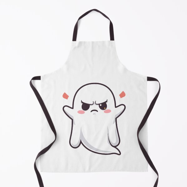 Item preview, Defiant Ghost Sticker – Cute Ghost Character with Attitude designed and sold by Kavya Art.