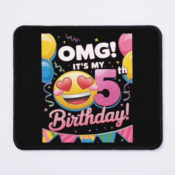Item preview, 5 Years Old Unicorn Flossing 5th Birthday Girl Unicorn Party designed and sold by DigitaldeligArt.