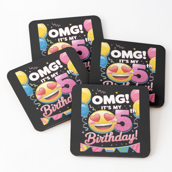 Item preview, 5 Years Old Unicorn Flossing 5th Birthday Girl Unicorn Party  designed and sold by DigitaldeligArt.