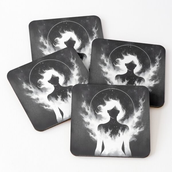Item preview, Black and White Fire, Ai Generated Art  designed and sold by ACC .