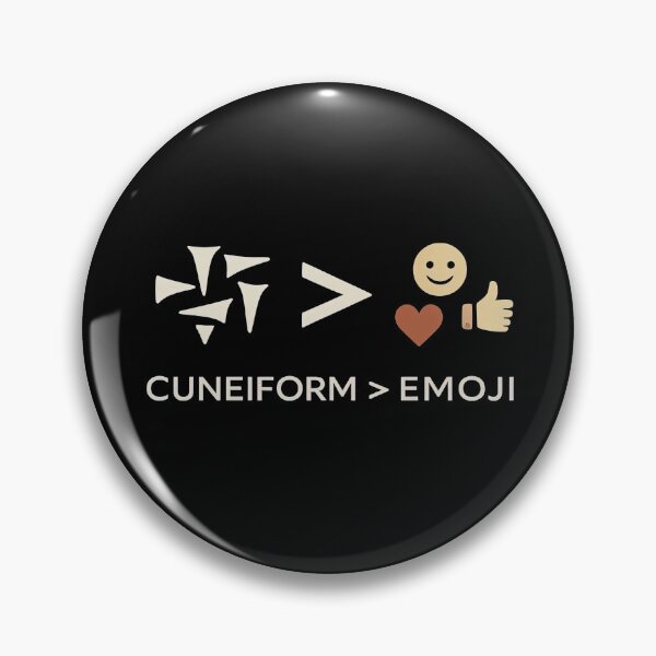 Item preview, Cuneiform Is Better Than Emojis designed and sold by Retr0Tshirts.