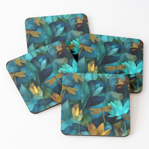 Item preview, Transformative Teal Pattern Collection – 2026 Color Trend, Modern Concentric Art Nouveau Circles designed and sold by Ewa Miller.