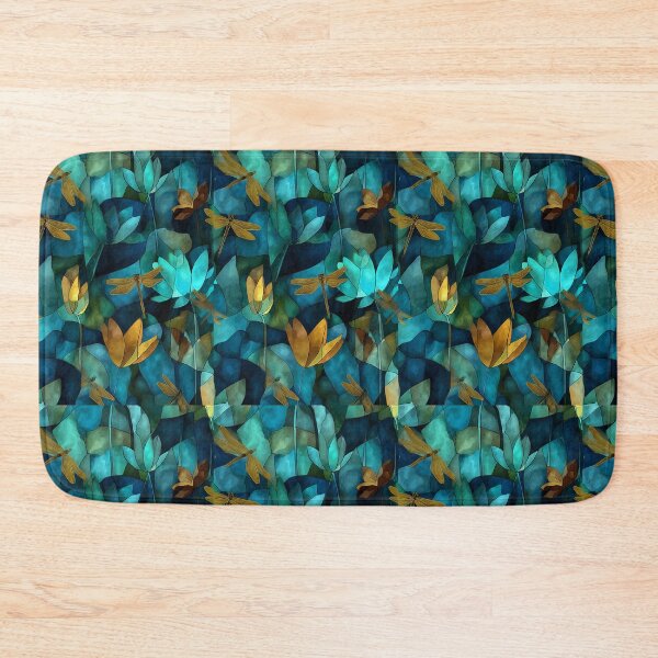 Item preview, Transformative Teal Pattern Collection – 2026 Color Trend, Modern Concentric Art Nouveau Circles designed and sold by Ewa Miller.