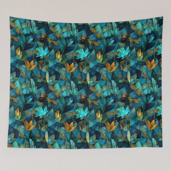 Item preview, Transformative Teal Pattern Collection – 2026 Color Trend, Modern Concentric Art Nouveau Circles designed and sold by Ewa Miller.