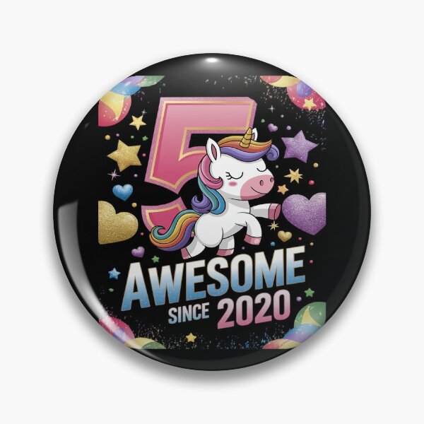 Item preview, 5 Years Old Unicorn Flossing 5th Birthday Girl Unicorn Party designed and sold by DigitaldeligArt.