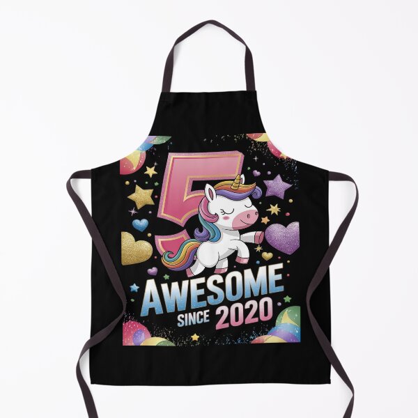 Item preview, 5 Years Old Unicorn Flossing 5th Birthday Girl Unicorn Party designed and sold by DigitaldeligArt.
