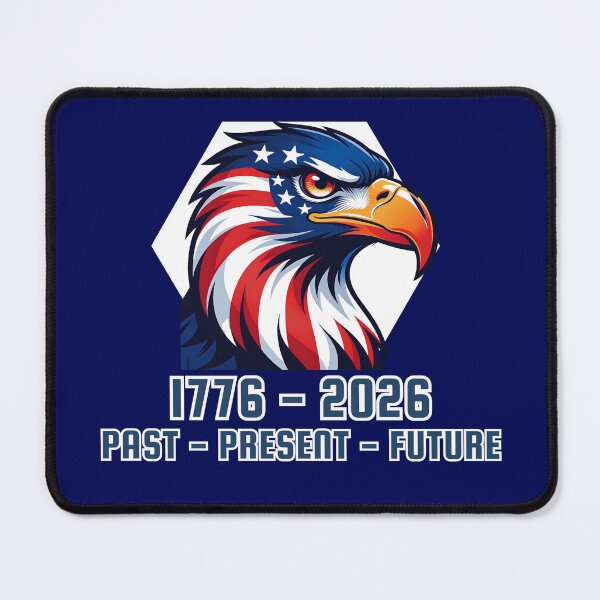 Item preview, Past – Present – Future Eagle – 1776-2026 250th of America, 250 anniversary tee designed and sold by digitalbitcraft.