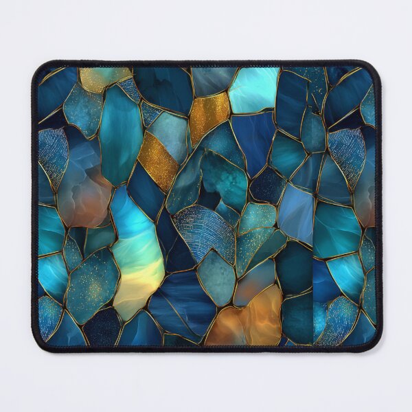 Item preview, Transformative Teal Pattern Collection – 2026 Color Trend, Modern Concentric Art Nouveau Circles designed and sold by Ewa Miller.