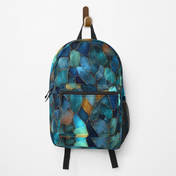 Item preview, Transformative Teal Pattern Collection – 2026 Color Trend, Modern Concentric Art Nouveau Circles designed and sold by Ewa Miller.