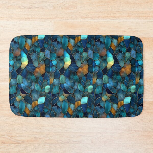 Item preview, Transformative Teal Pattern Collection – 2026 Color Trend, Modern Concentric Art Nouveau Circles designed and sold by Ewa Miller.