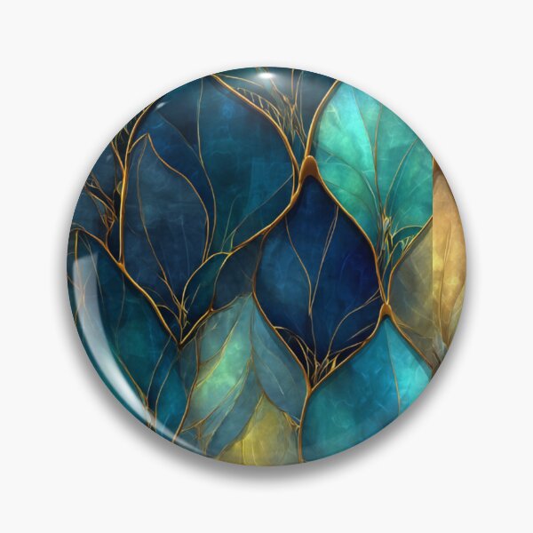 Item preview, Transformative Teal Pattern Collection – 2026 Color Trend, Modern Concentric Art Nouveau Circles designed and sold by Ewa Miller.