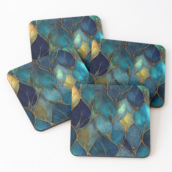 Item preview, Transformative Teal Pattern Collection – 2026 Color Trend, Modern Concentric Art Nouveau Circles designed and sold by Ewa Miller.