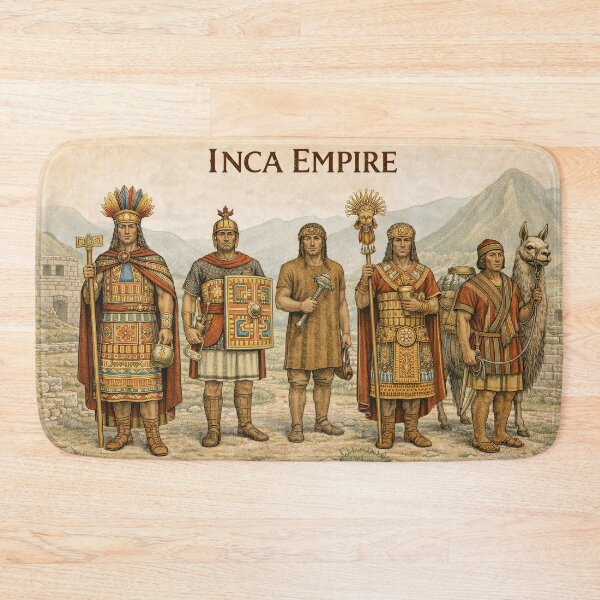 Item preview, Inca Empire Ancient Civilization Art designed and sold by Retr0Tshirts.