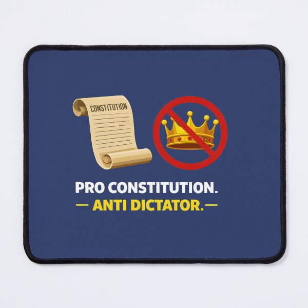 Item preview, Pro Constitution, Anti Dictator – Democratic Values Design designed and sold by ys96.