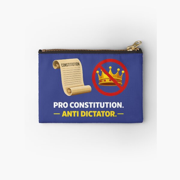 Item preview, Pro Constitution, Anti Dictator – Democratic Values Design designed and sold by ys96.