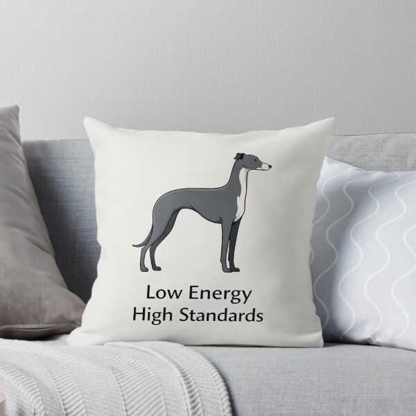 Item preview, Low Energy High Standards Greyhound Minimalist Design designed and sold by Ombrya.