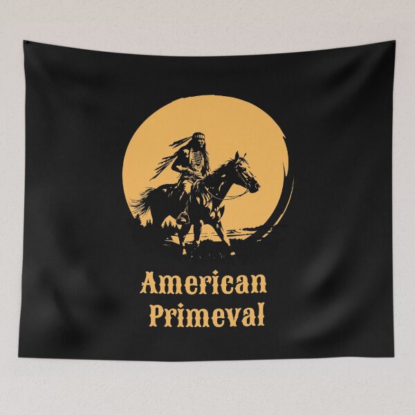 Item preview, American Primeval: Sunset Horizon Rider designed and sold by QuoteCanvas.TH.