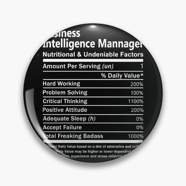Item preview, Business Intelligence Mannager designed and sold by ginawilliams39.