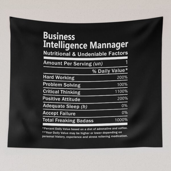 Item preview, Business Intelligence Mannager designed and sold by ginawilliams39.