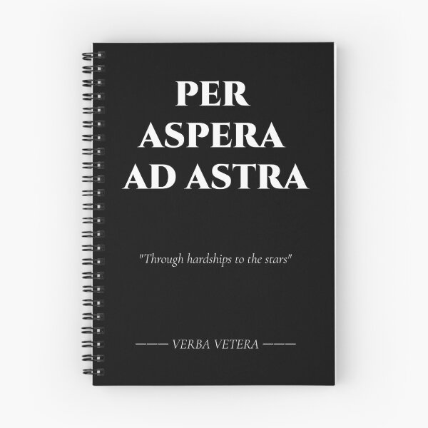 Item preview, Per Aspera Ad Astra – Latin Motivation Through Adversity designed and sold by BrushRushX.